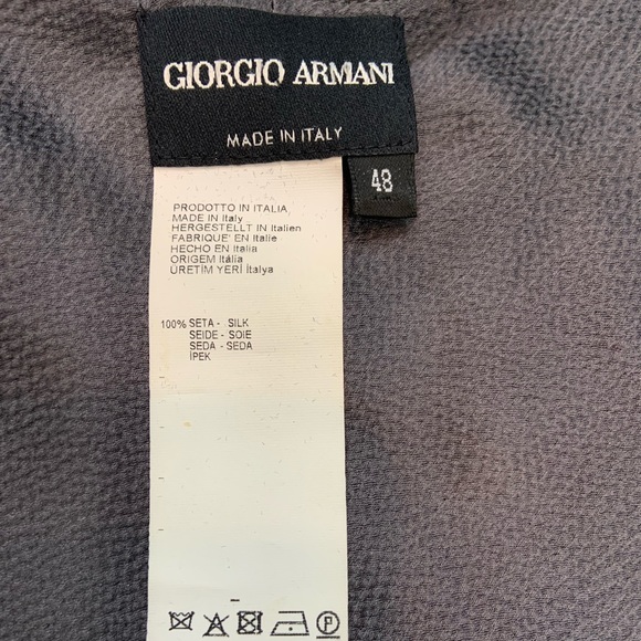 Giorgio Armani Silk Cowl Neck Top / Size: IT48,US12 - Picture 4 of 5